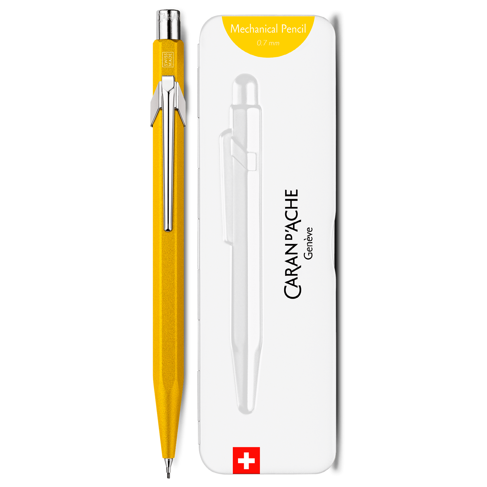 Porte - mine CARAN D'ACHE 849 Colormat - X - Jaune - 0.7 - 7630002359528