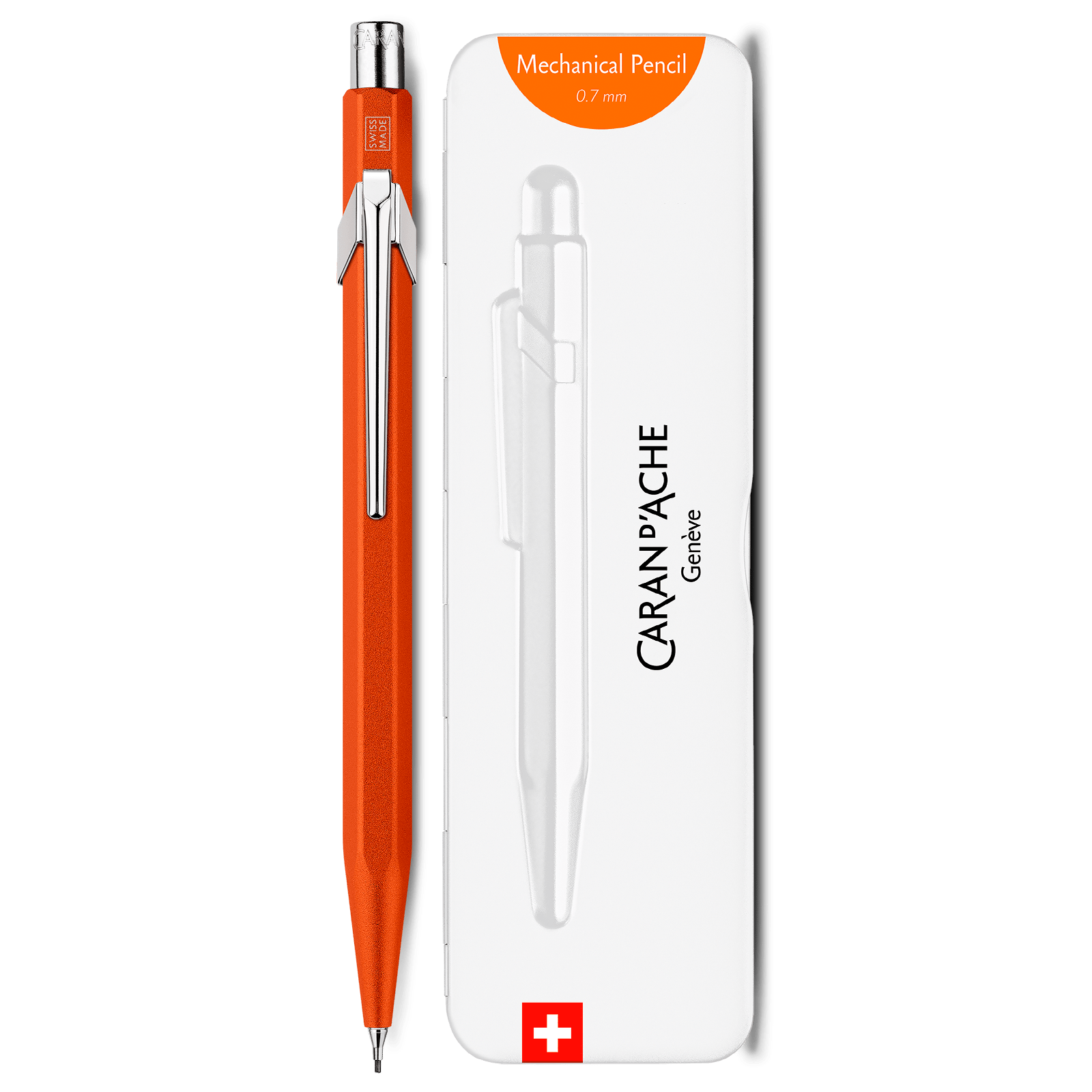 Porte - mine CARAN D'ACHE 849 Colormat - X - Orange - 0.7 - 7630002359542