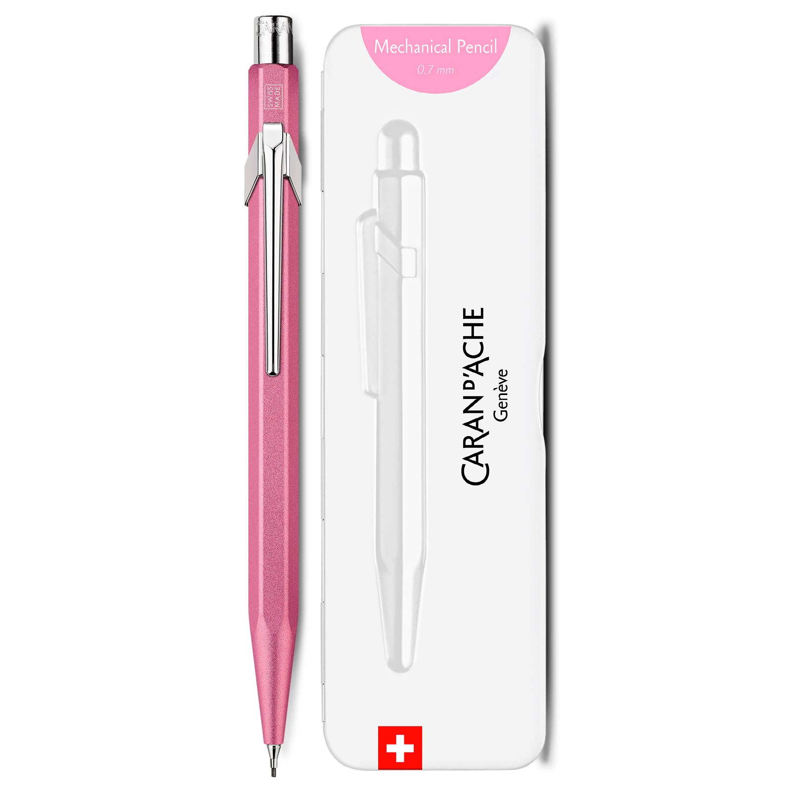 Porte - mine CARAN D'ACHE 849 Colormat - X - Rose - 0.7 - 7630002359580