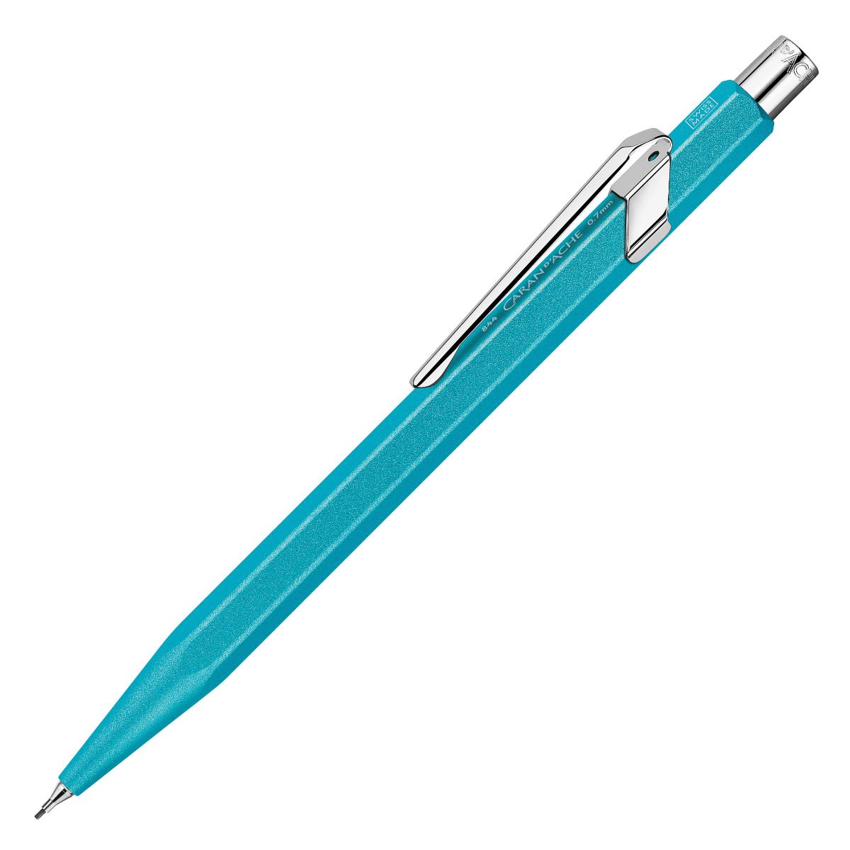 Porte - mine CARAN D'ACHE 849 Colormat - X - Turquoise - 0.7 - 7630002353489