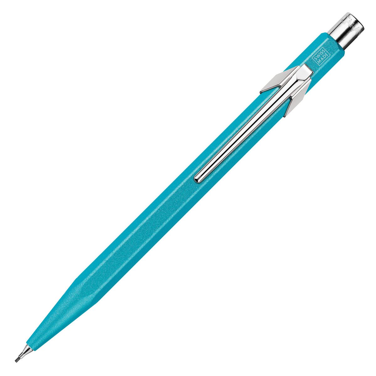 Porte - mine CARAN D'ACHE 849 Colormat - X - Turquoise - 0.7 - 7630002353489