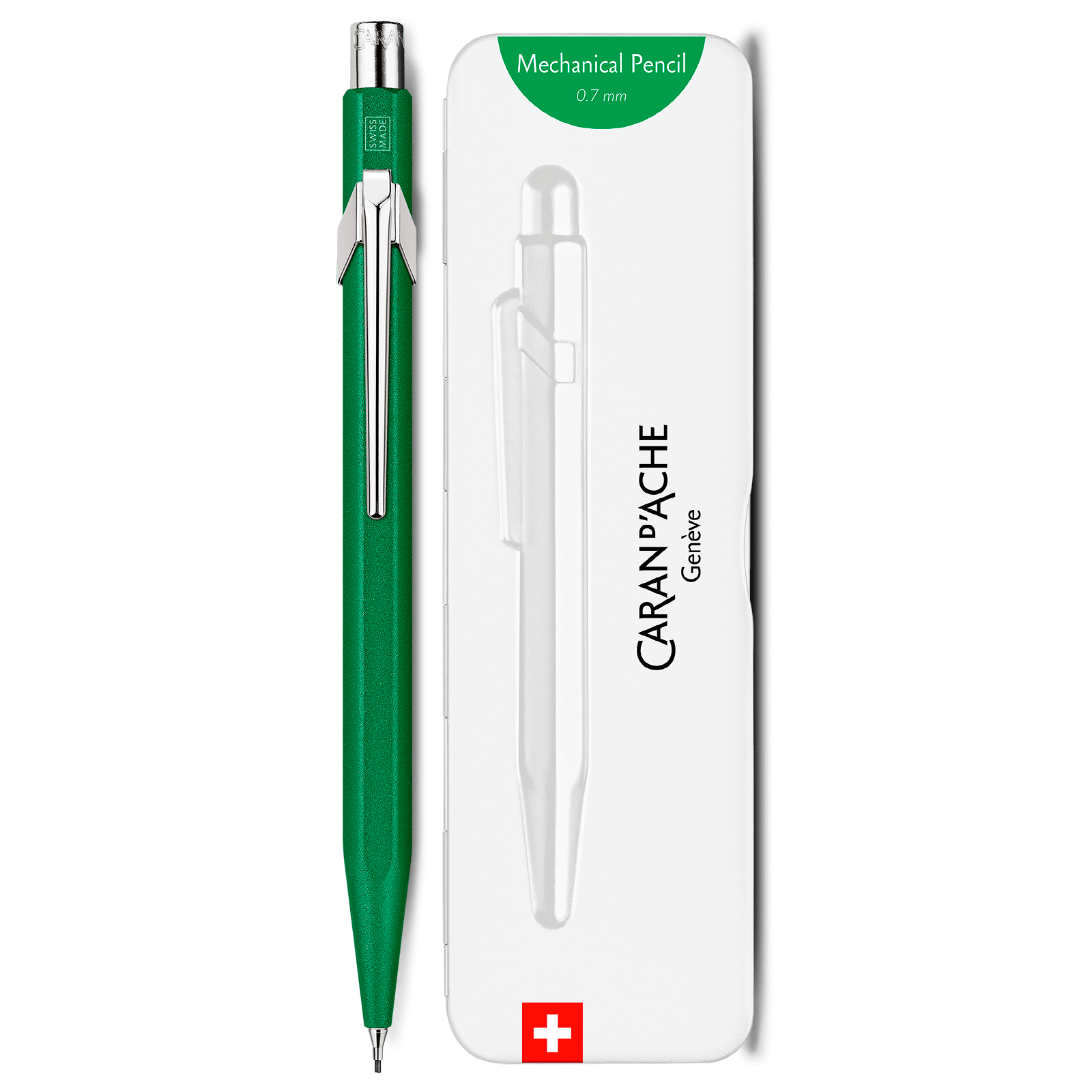 Porte - mine CARAN D'ACHE 849 Colormat - X - Vert - 0.7 - 7630002359627
