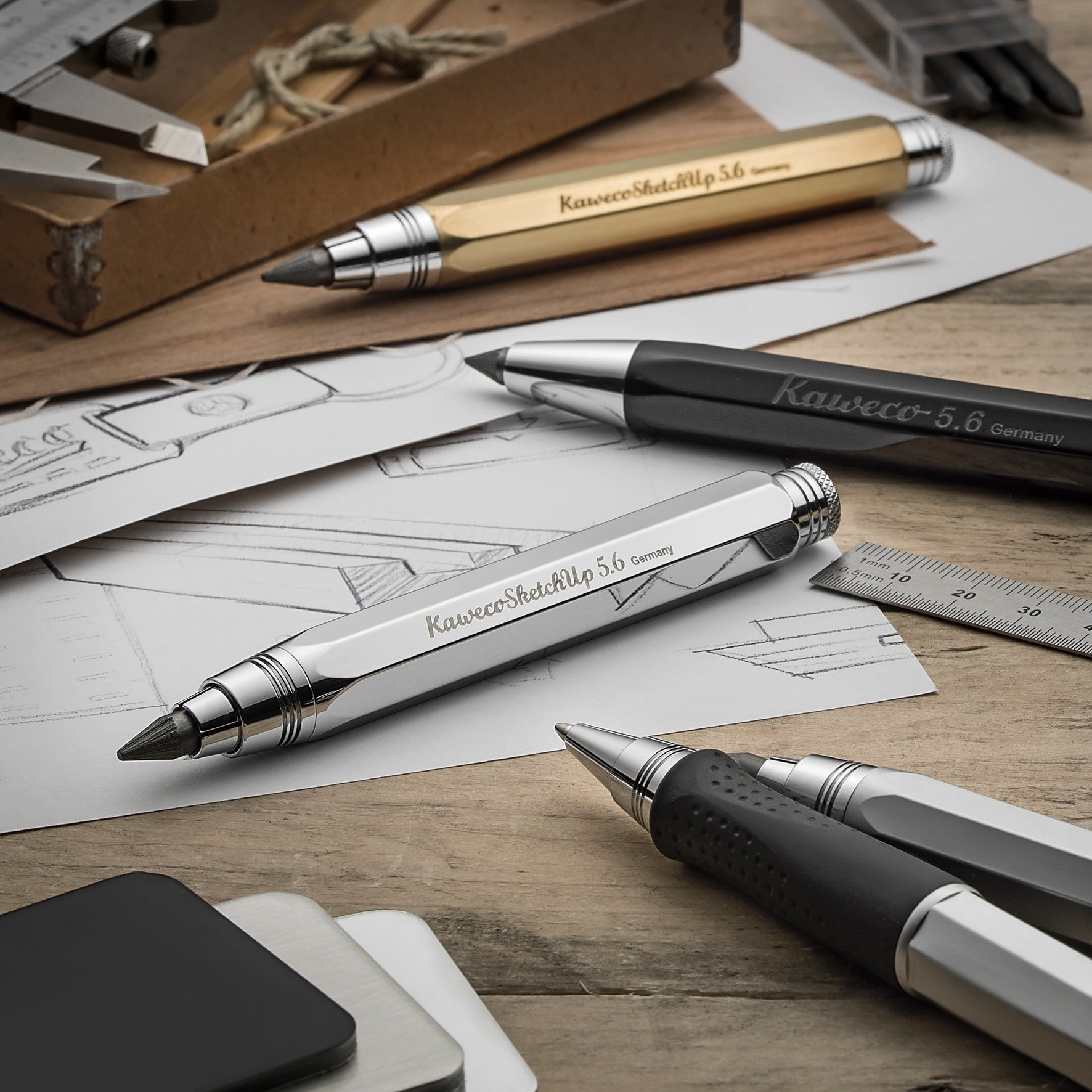 Porte - mine KAWECO Sketch Up - Noir - 5.6 - Noir - 4250278612009
