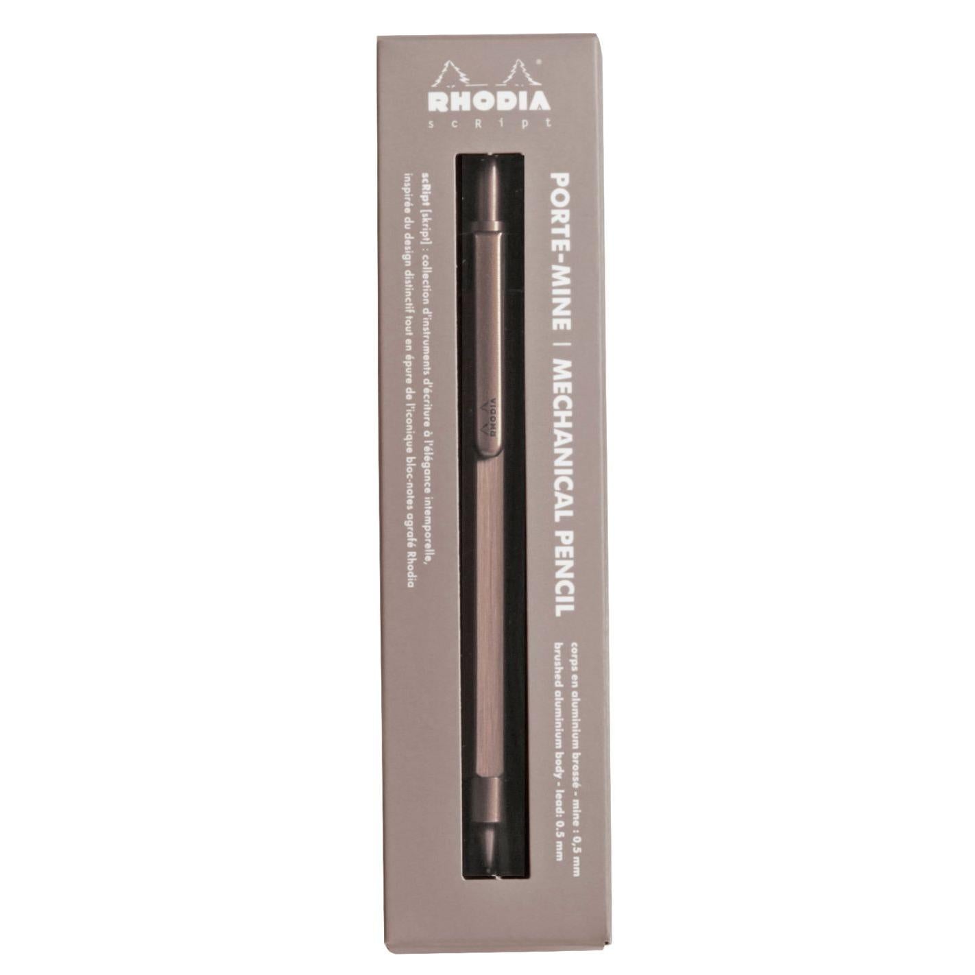 Porte - mine RHODIA scRipt - Bois de Rose - 0.5 - 3037920093956