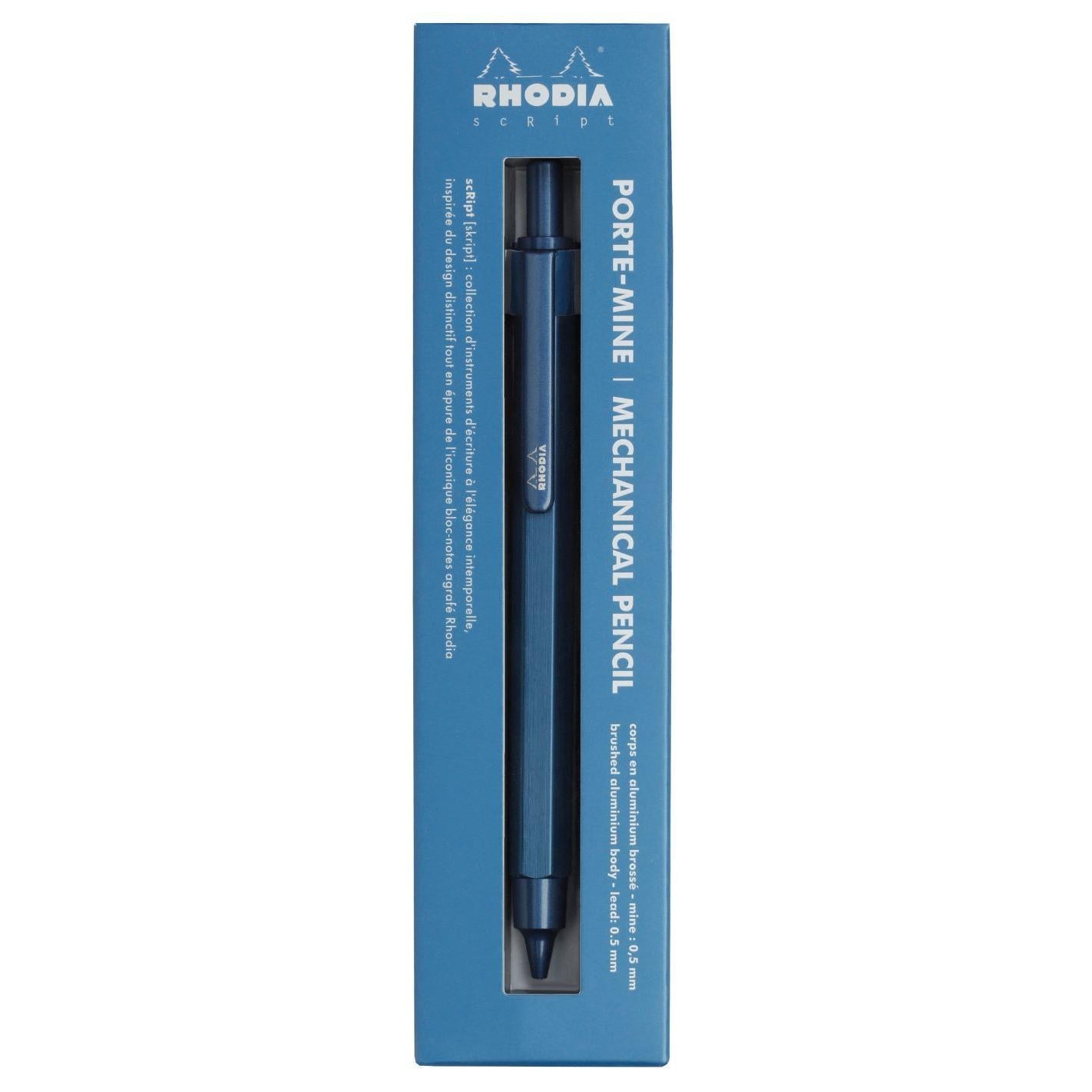 Porte - mine RHODIA scRipt - Navy - 0.5 - 3037920093932