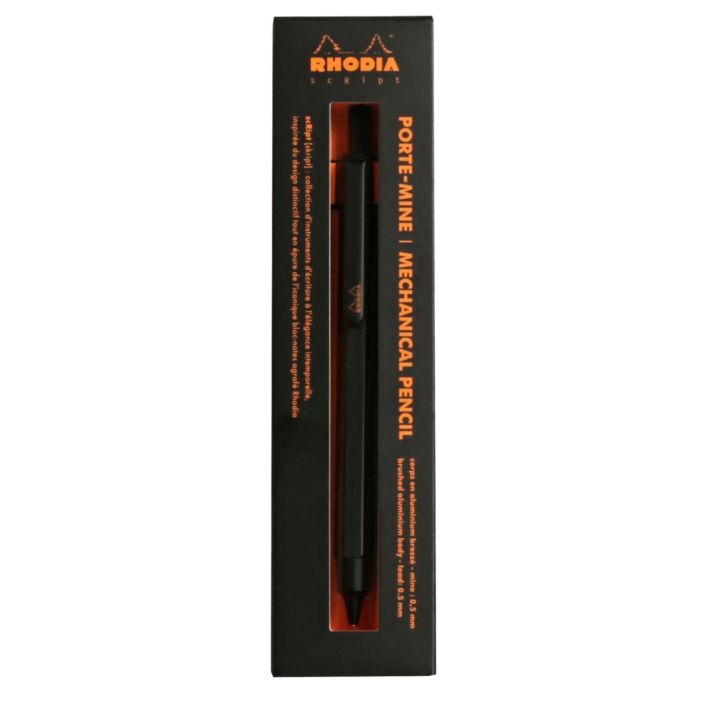 Porte - mine RHODIA scRipt - Noir - 0.5 - 3037920093994