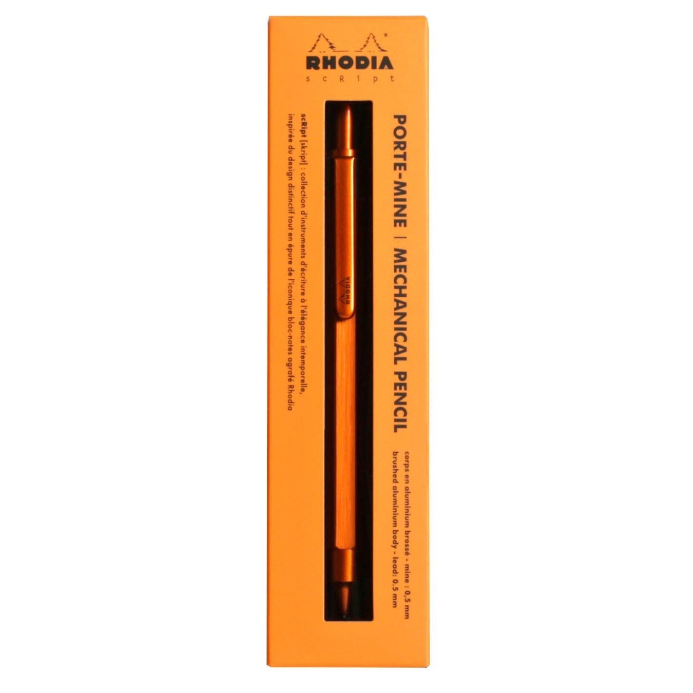 Porte - mine RHODIA scRipt - Orange - 0.5 - 3037920093987