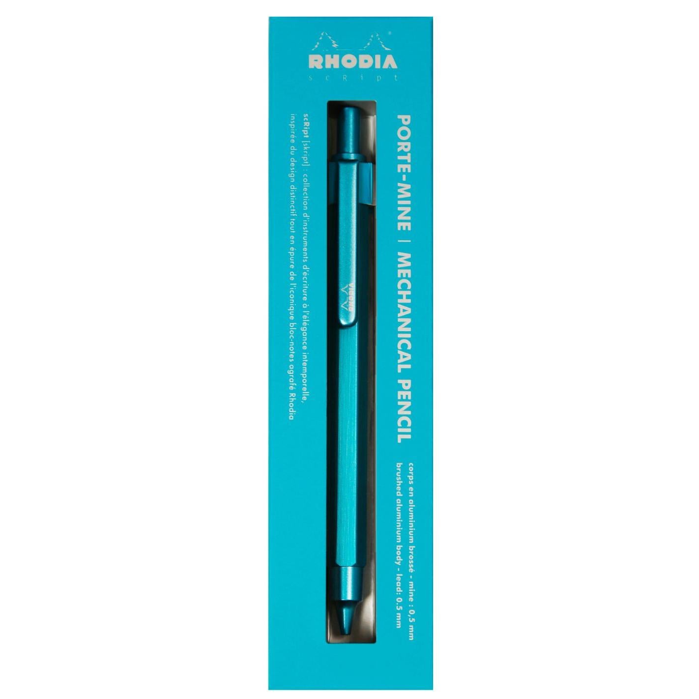 Porte - mine RHODIA scRipt - Turquoise - 0.5 - 3037920093963