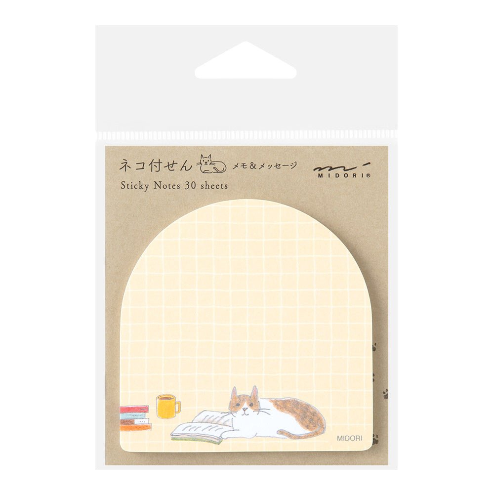 Post - it MIDORI Sticky Notes - Chat et Livre - 4902805190978