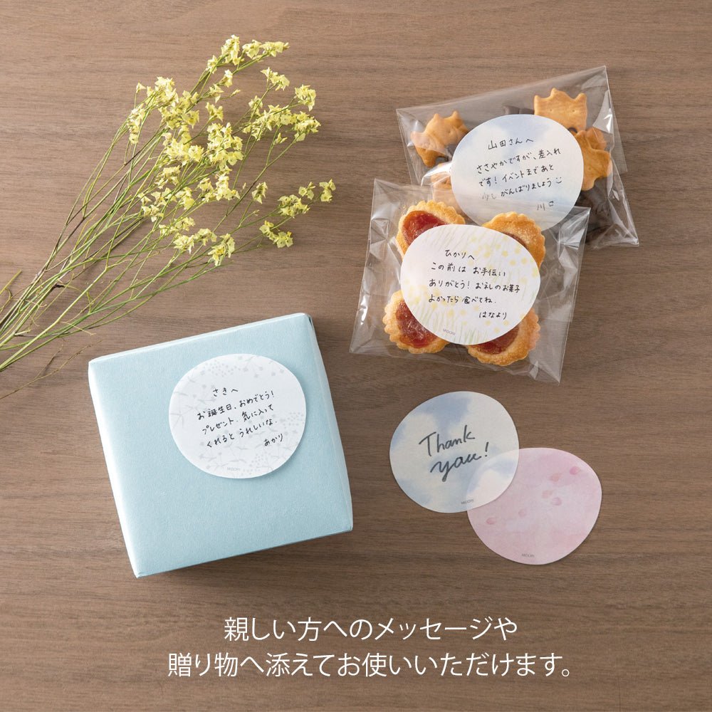Post - it MIDORI Sukeru Fusen - Ciel bleu -
