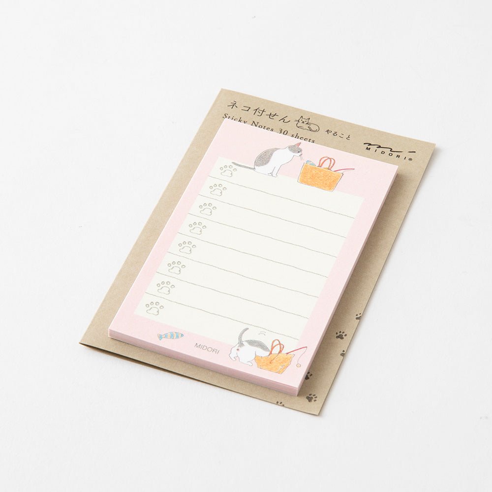 Post - it MIDORI To - Do List - Chat rose - 4902805190923