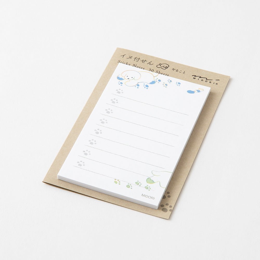 Post - it MIDORI To - Do List - Chien blanc - 4902805190954