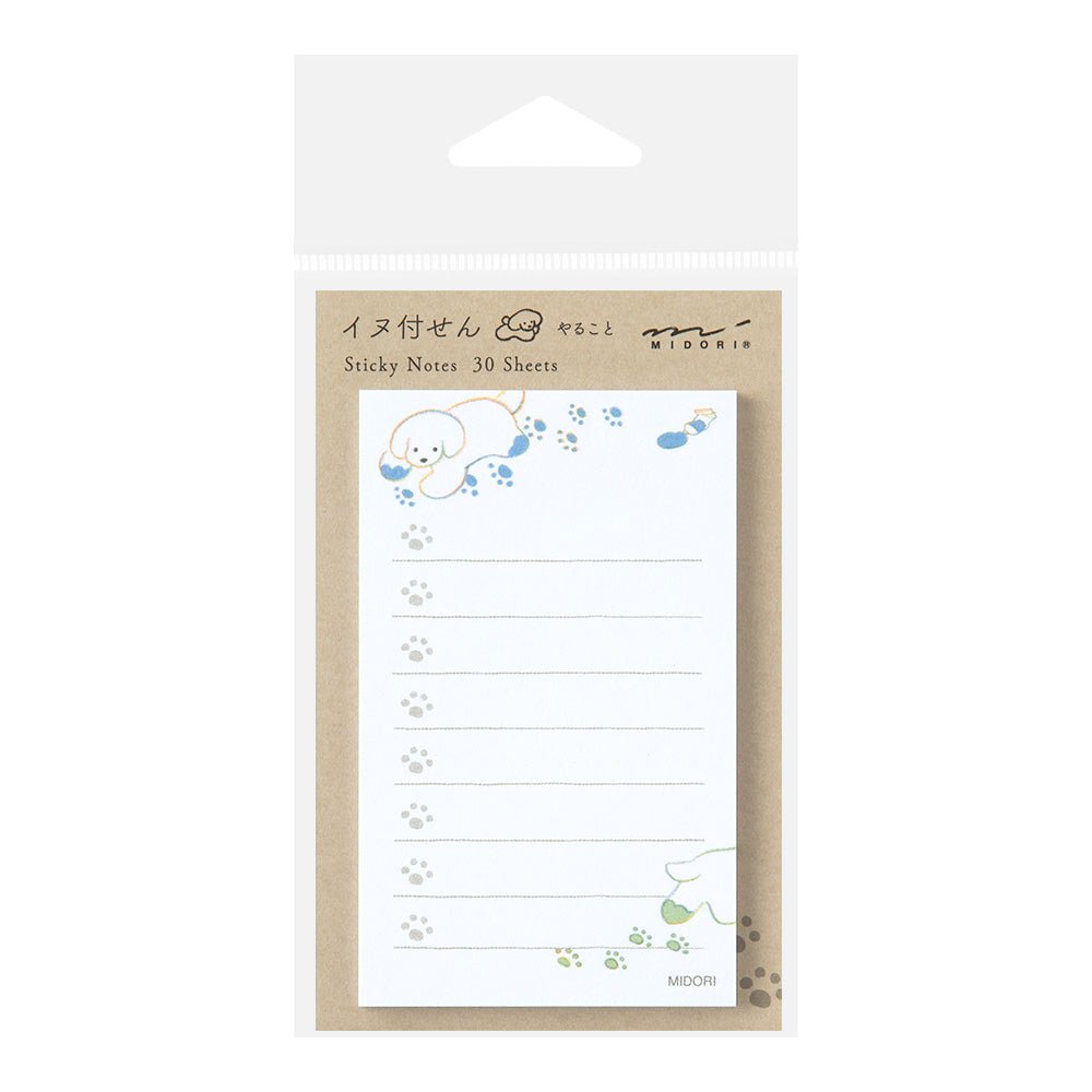 Post - it MIDORI To - Do List - Chien blanc - 4902805190954