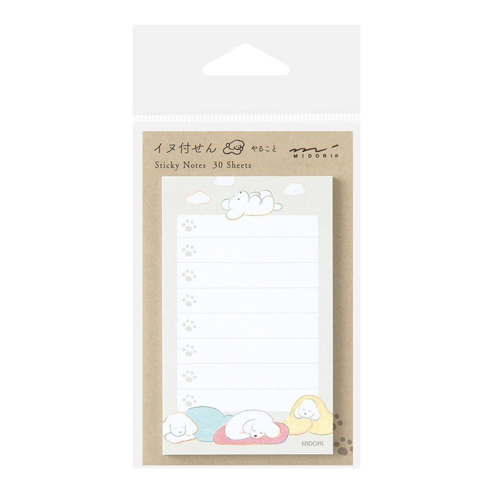 Post - it MIDORI To - Do List - Chien gris - 4902805190947