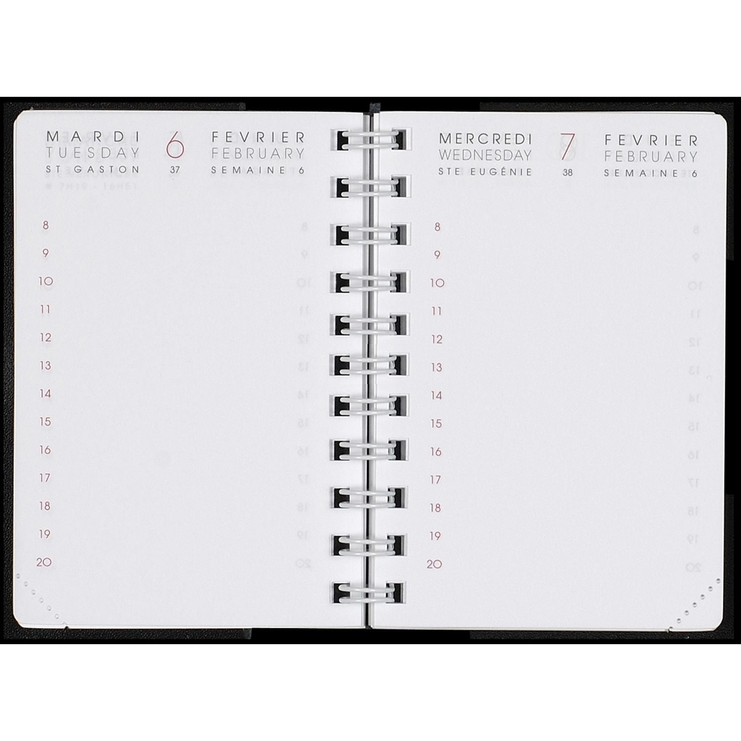 Recharge 2025 AGENDA MODERNE 1J/P 4TRIM INT8310 - 1 jour par page - 7 x 10 cm - 3338802400009