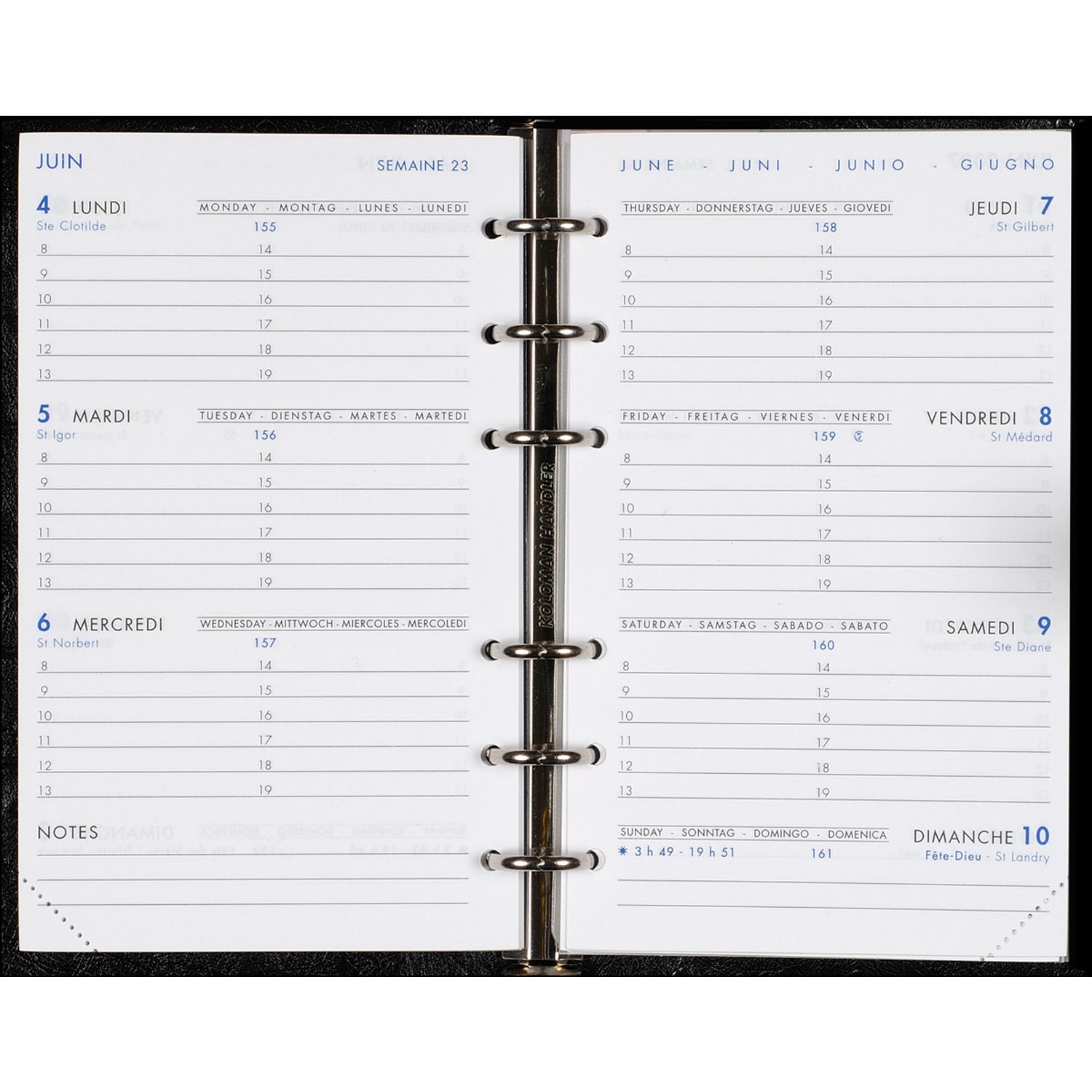 Recharge 2025 AGENDA MODERNE MODUL HEBDOPLAN INT2021 - 1 semaine sur 2 pages - 8.7 x 15.3 cm - 3338801760005