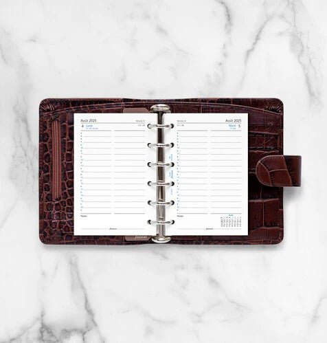 Recharge agenda FILOFAX 2025 - 2026 - Pocket - Un jour par page (français) - 5059145598212
