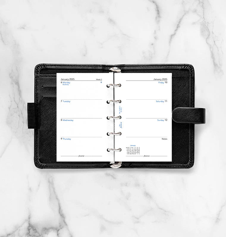 Recharge agenda FILOFAX 2026 - Mini - Semaine sur deux pages (anglais) - 5059145595815