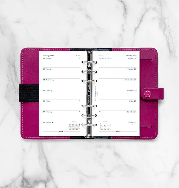 Recharge agenda FILOFAX 2026 - Personal - Semaine sur une page (anglais) - 5059145596676