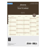 Recharge agenda 2027 FILOFAX - A5 - Planning annuel vertical (anglais)