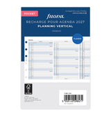 Recharge agenda 2027 FILOFAX - Pocket - Planning annuel vertical (français)