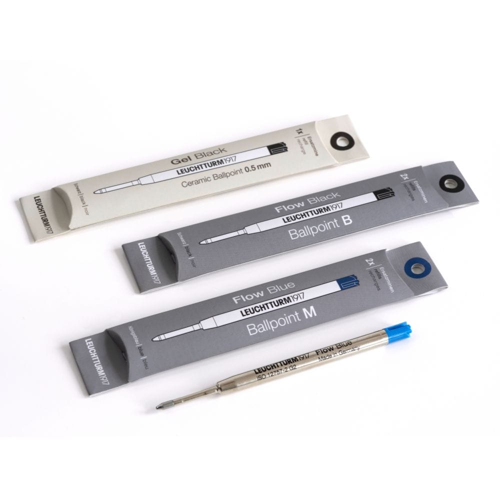 Recharge bille LEUCHTTURM1917 Drehgriffel Nr. 1 - Medium (M) - Bleu - 4004117595479