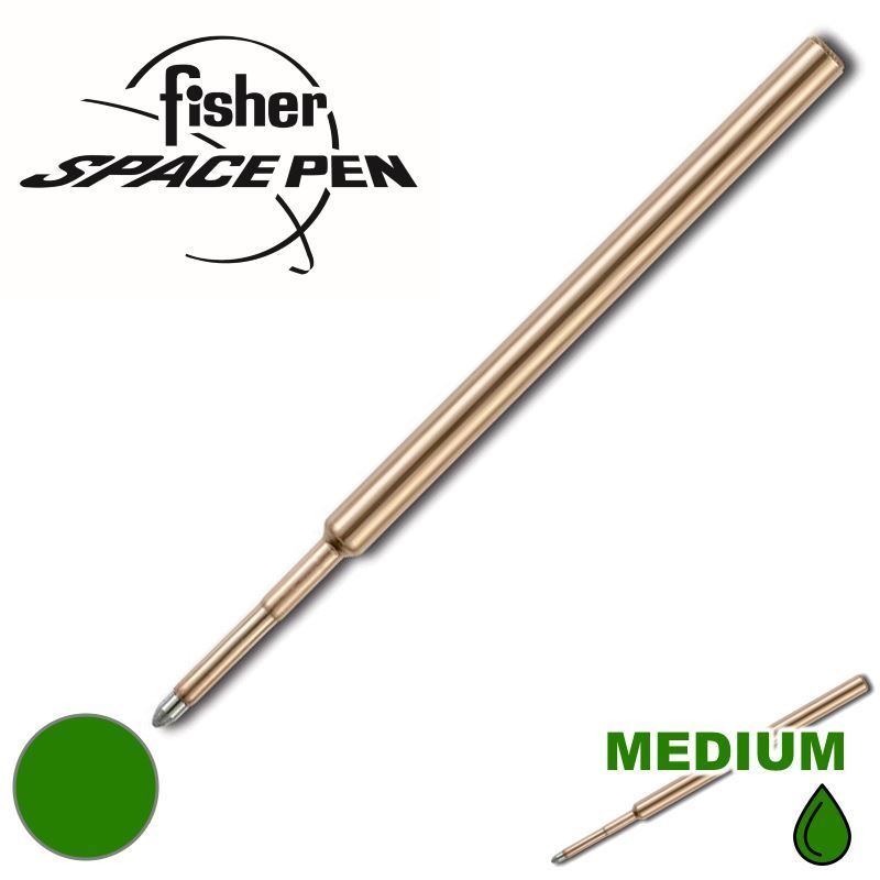 Recharge stylo bille FISHER SPACE PEN - Medium (M) - Vert - 747609112313
