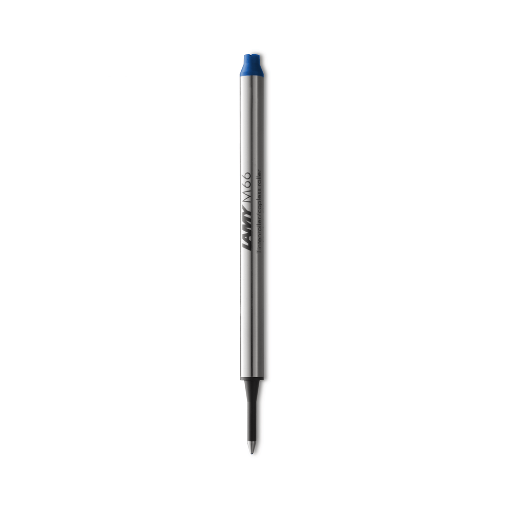 Recharge stylo roller LAMY M66 - Medium (M) - Bleu effaçable - 4014519057574