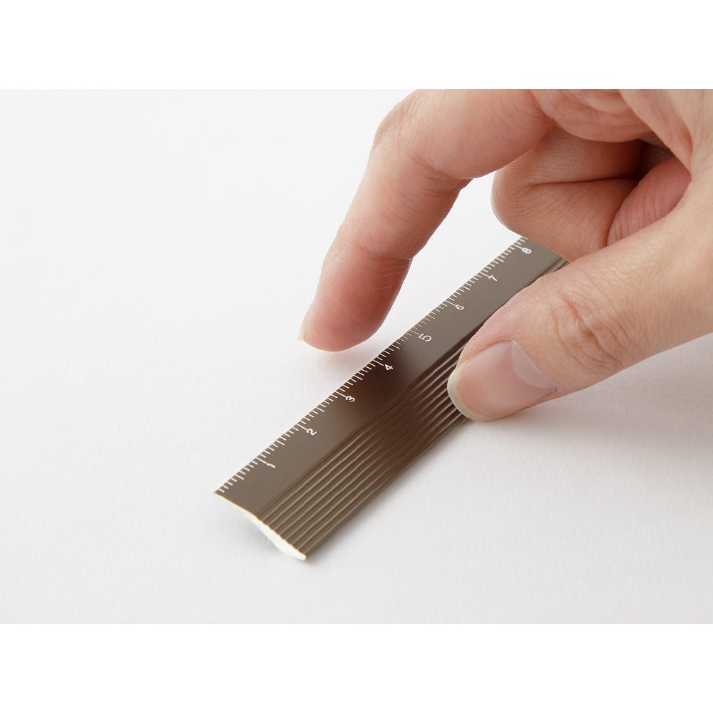 Règle MIDORI en aluminium - 15 cm - Argent - 4902805422550