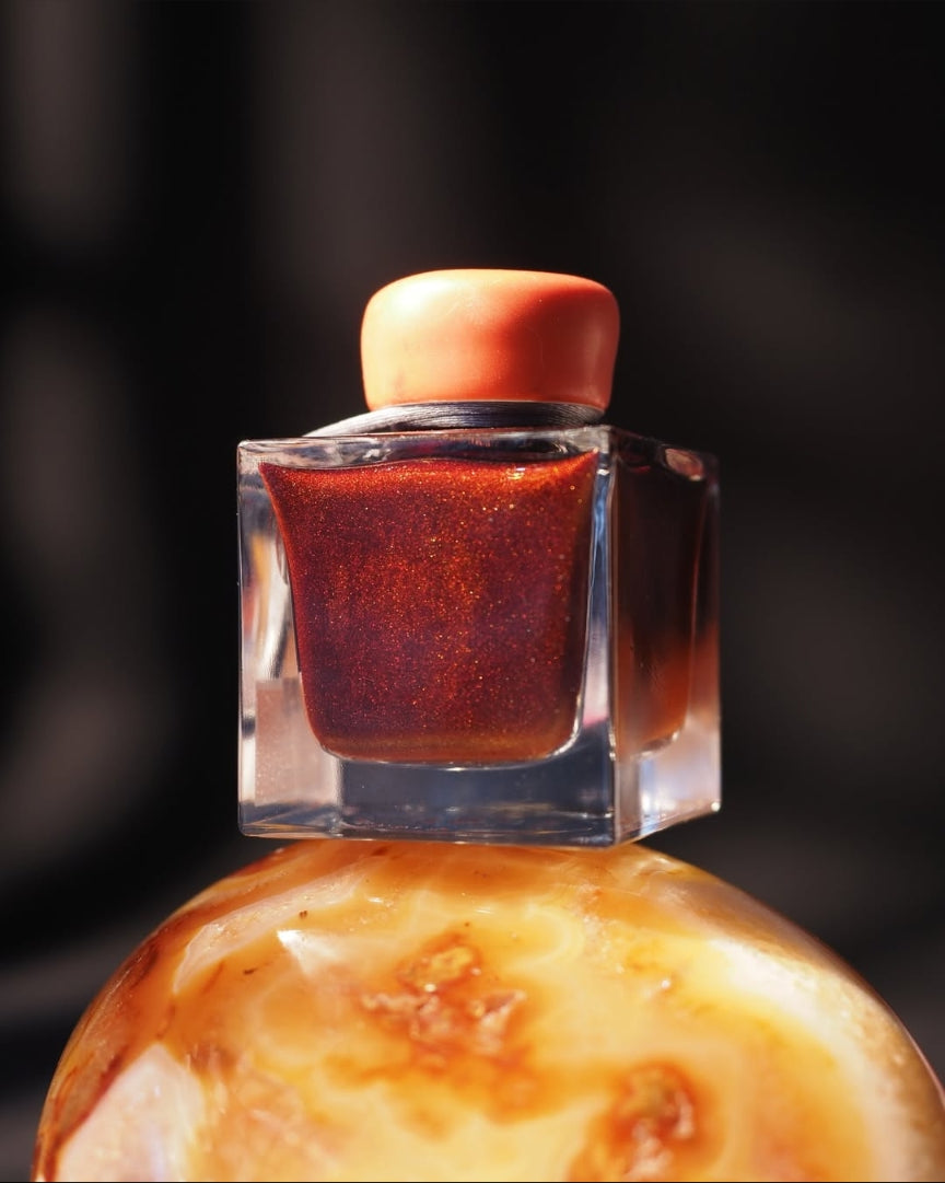 Flacon d'encre JACQUES HERBIN - Les Encres 1798 - Cornaline d’Égypte (50ml)