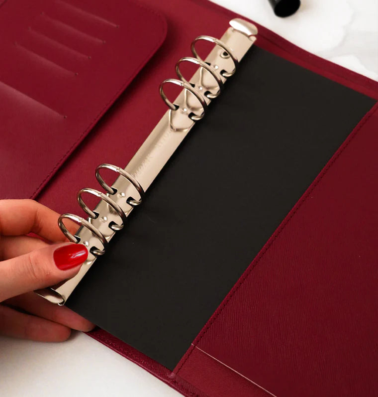 Organiseur FILOFAX Saffiano - Personal - Dark Cherry
