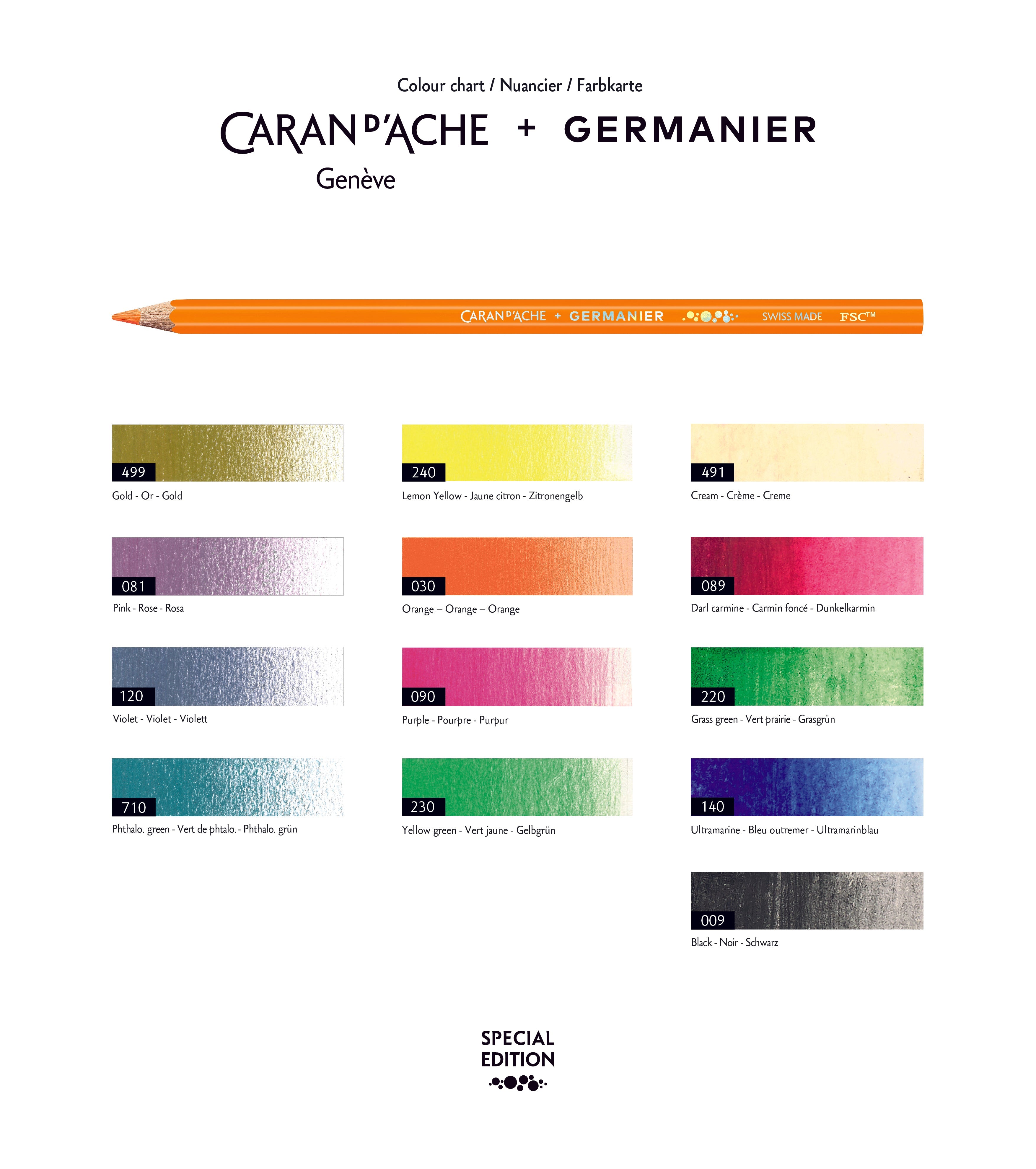 Set couleur GERMANIER Édition Spéciale - CARAN D'ACHE -