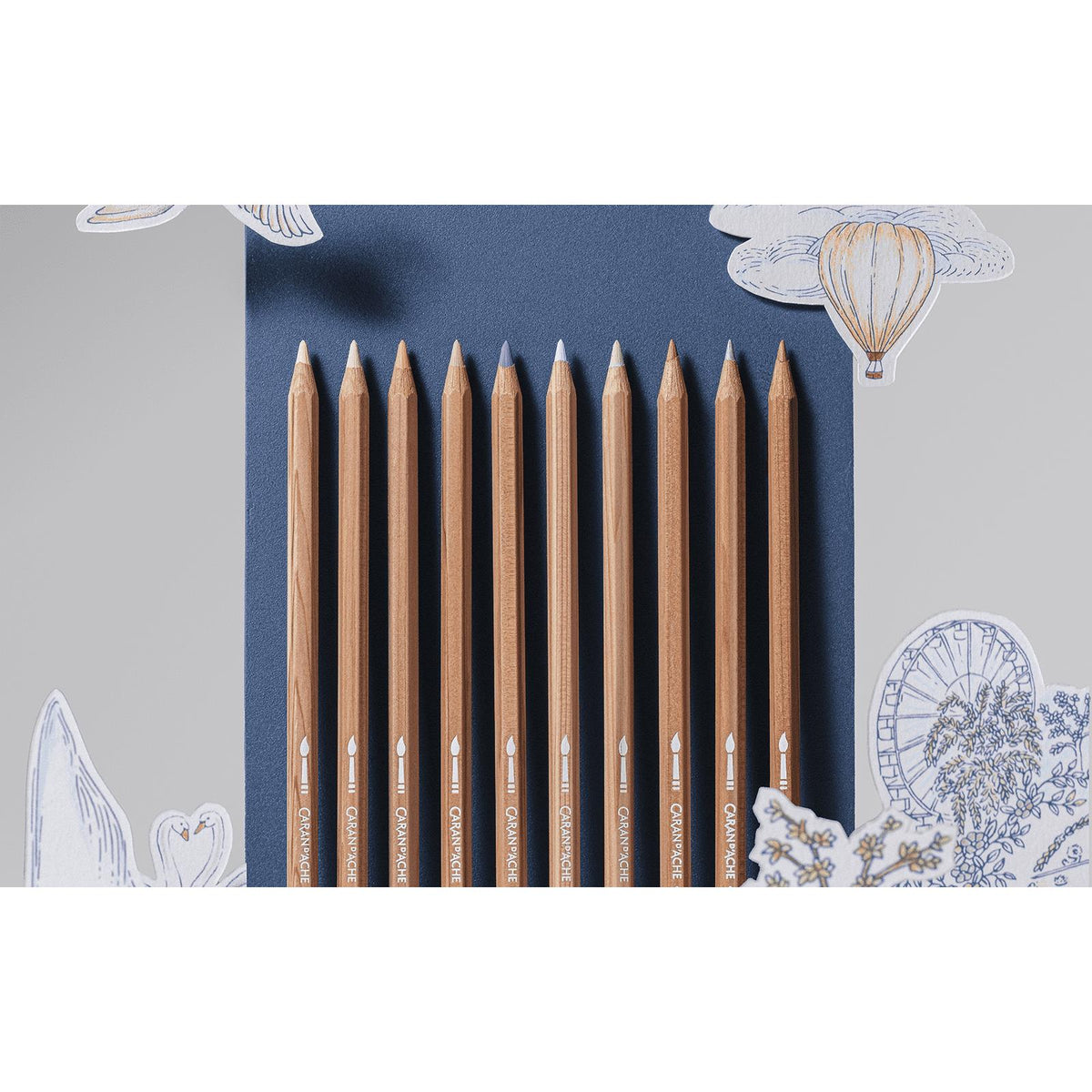 Set couleur Toile de Jouy Geneva Edition - CARAN D'ACHE - 7630002365642