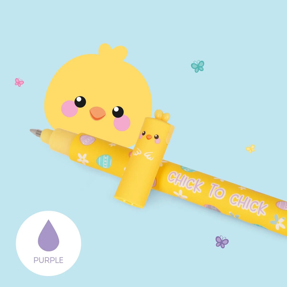 Set de 2 stylos LEGAMI à encre gel effaçable - Hoppy Easter -