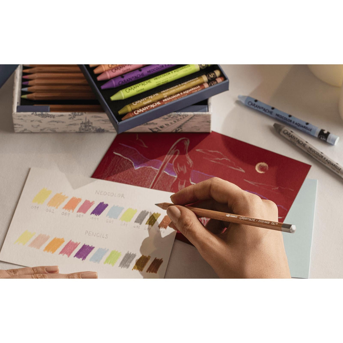 Set multiproduits Toile de Jouy Geneva Edition - CARAN D'ACHE - 7630002365666