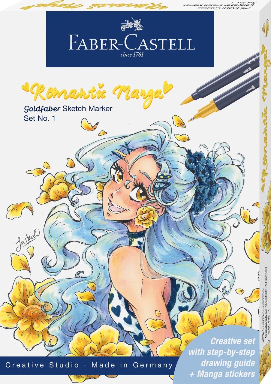 Set n°1 GOLDFABER SKETCH MARKER - Coffret 10 pièces - FABER - CASTELL - 4005401647010