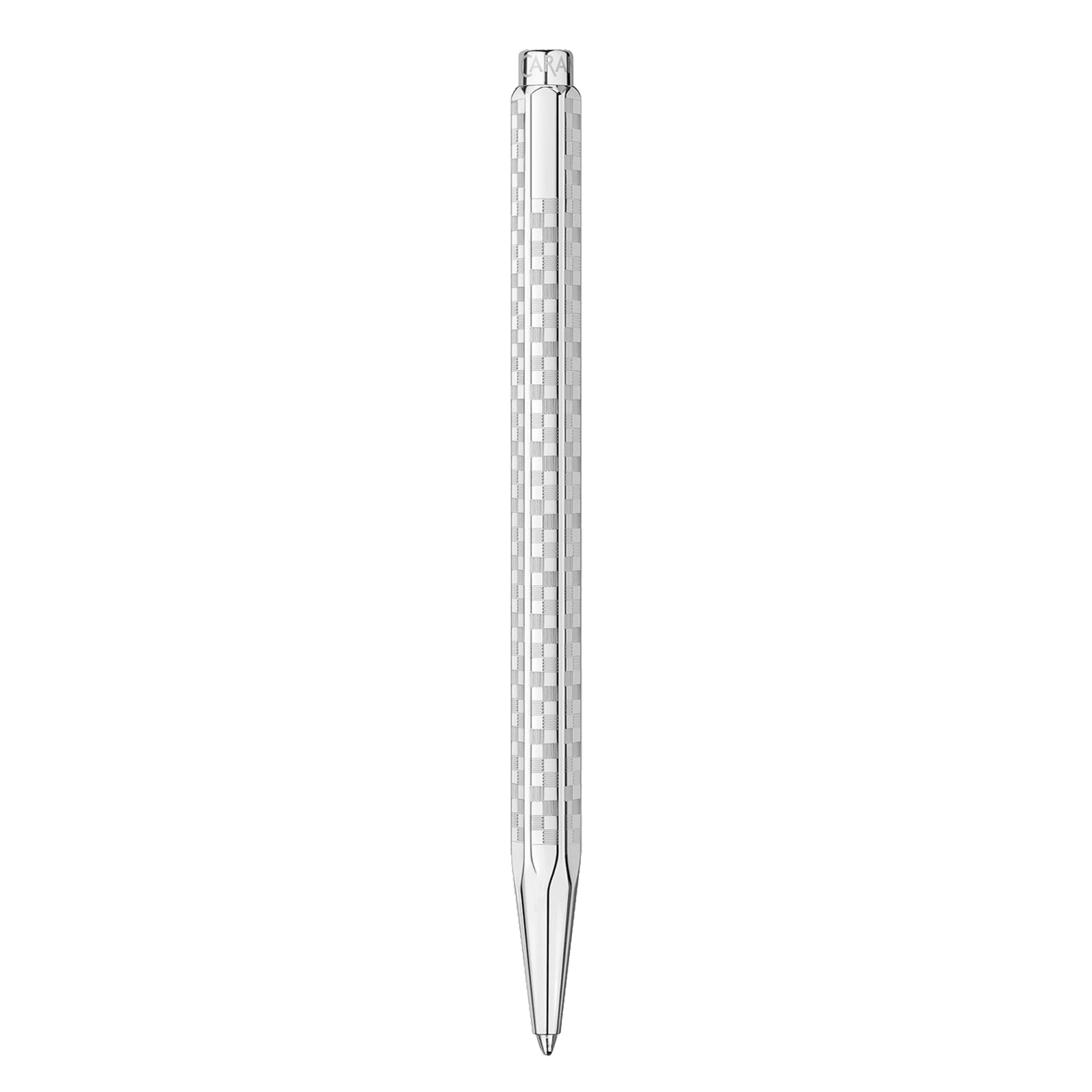 Set stylo bille CARAN D'ACHE Ecridor Damier Édition Spéciale - Gris Argenté - 7630002365208