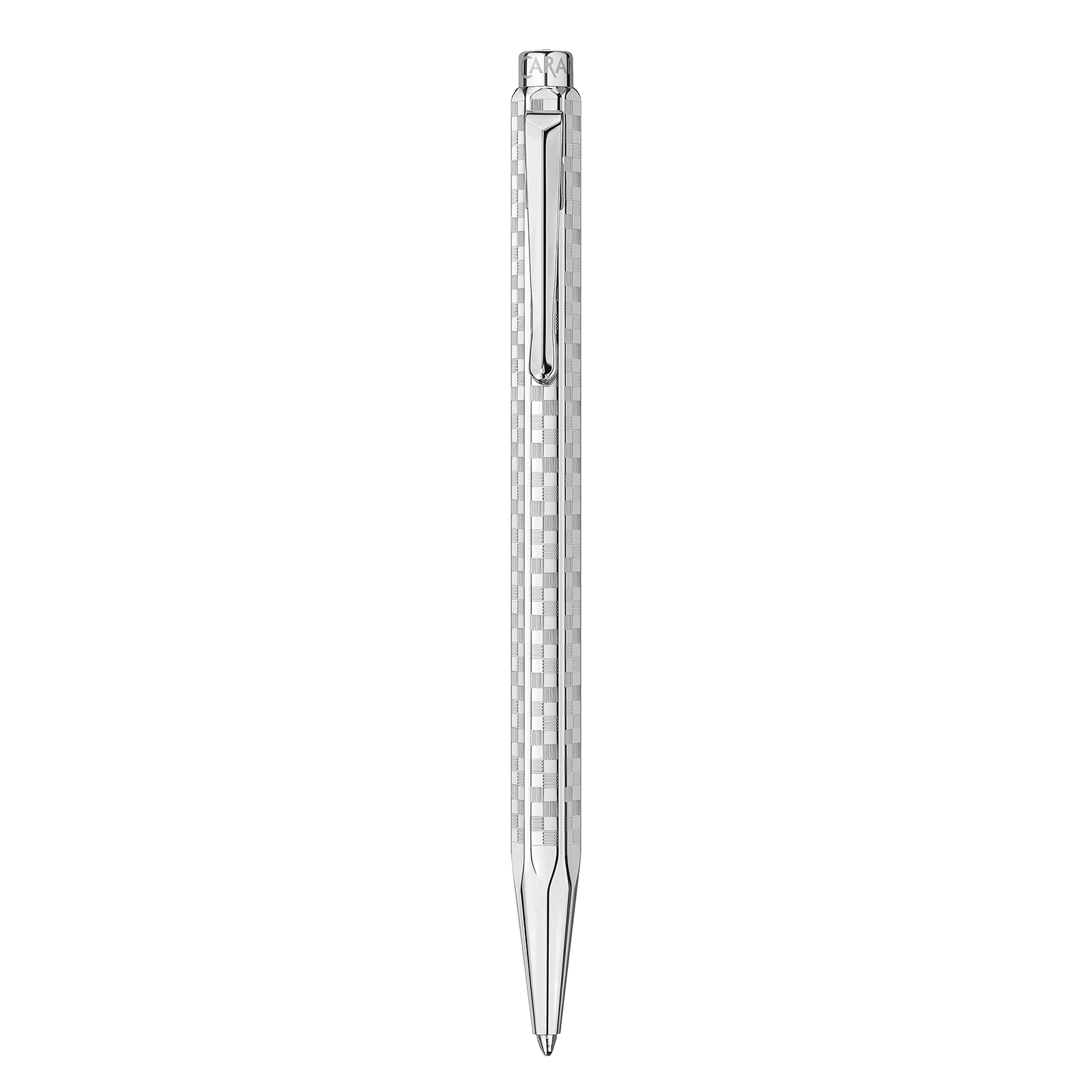 Set stylo bille CARAN D'ACHE Ecridor Damier Édition Spéciale - Gris Argenté - 7630002365208