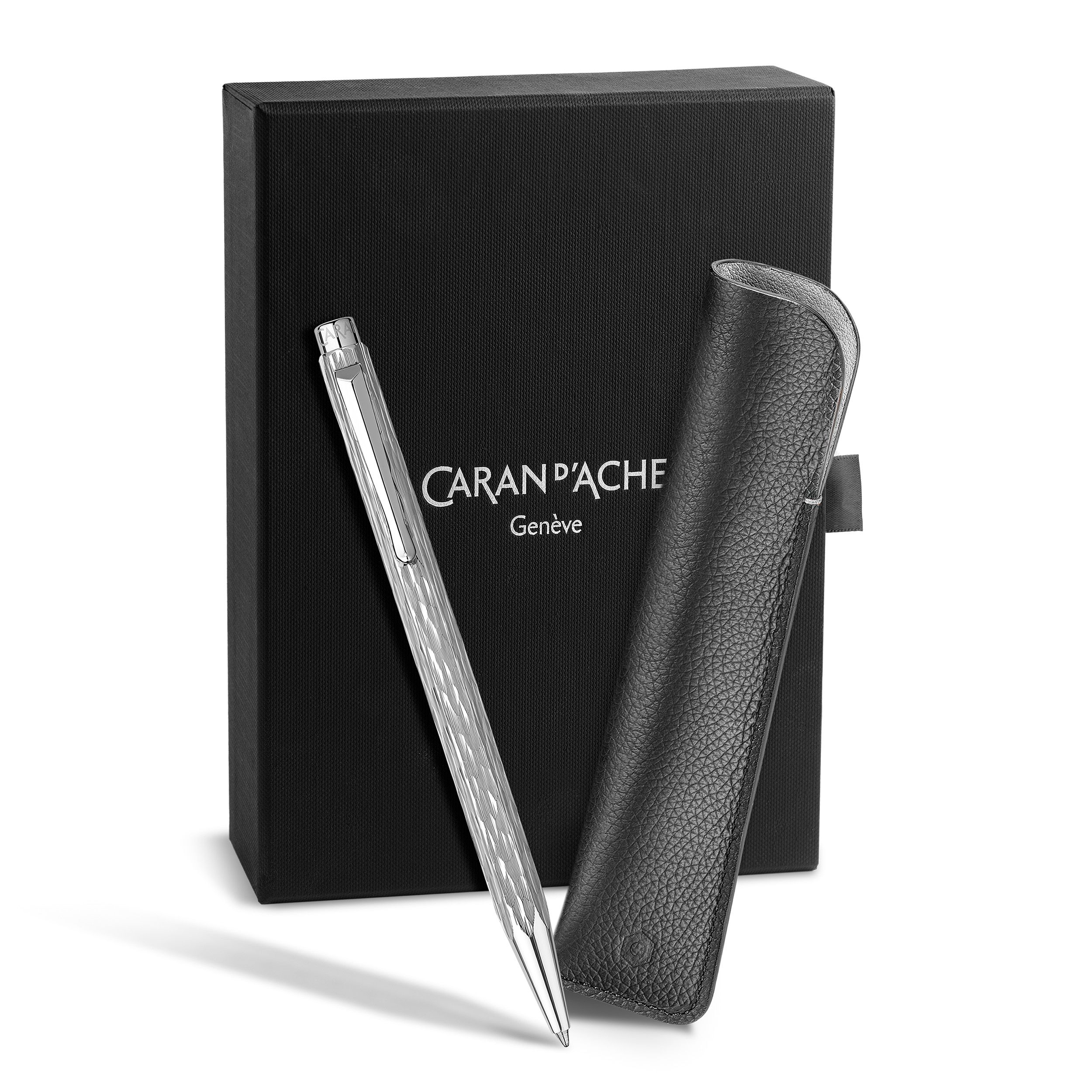 Set stylo bille CARAN D'ACHE Ecridor Venetian Édition Spéciale - Palladium - 7630002353601