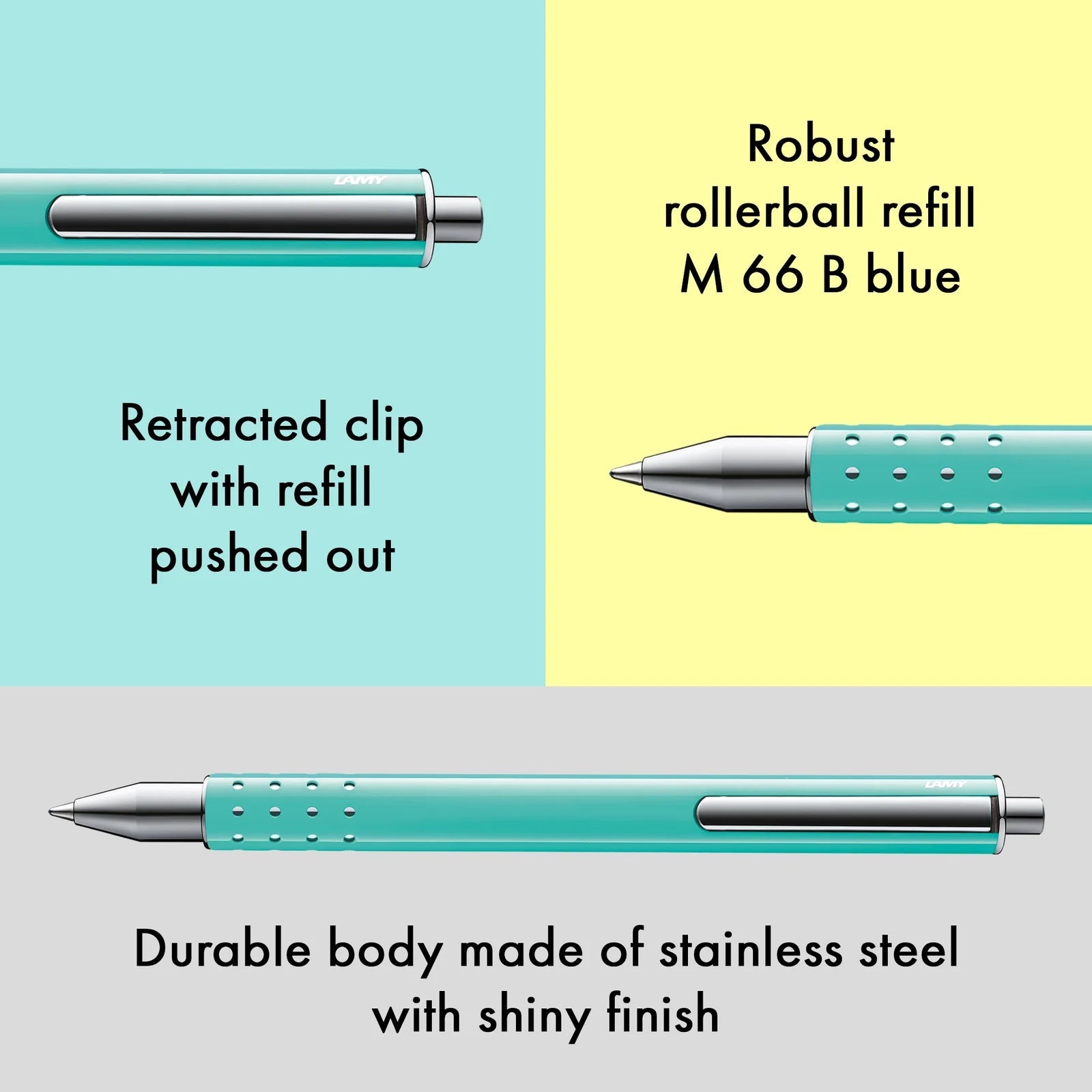 Set stylo roller LAMY swift - Lagoon -