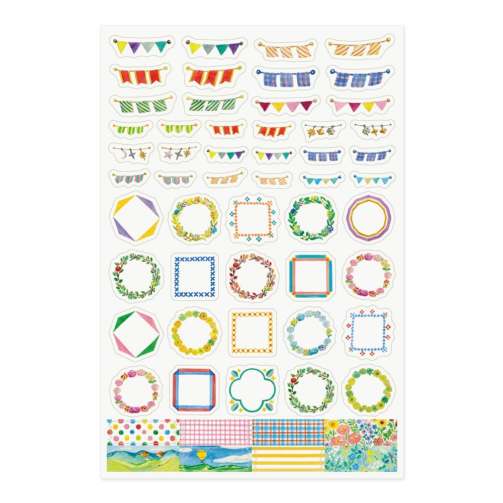 Stickers repositionnables MIDORI Yuru Log - Décoration - 4902805826808
