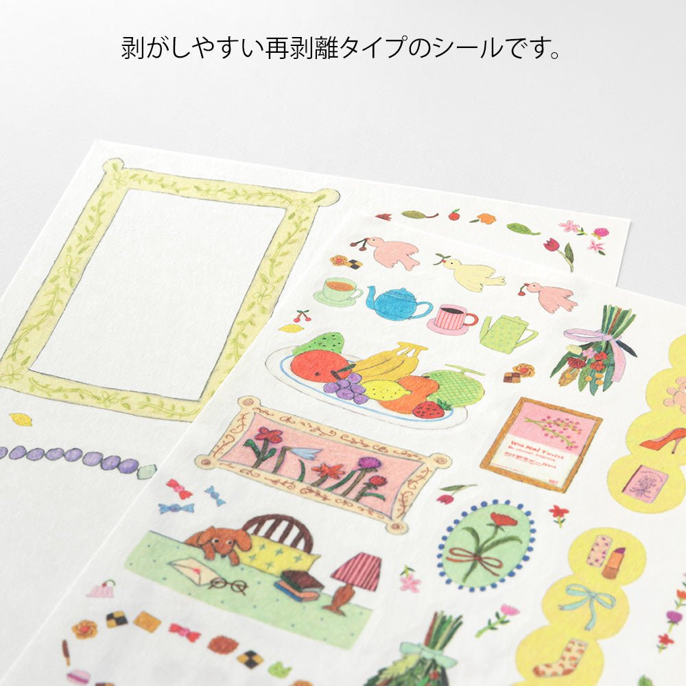 Stickers repositionnables MIDORI Yuru Log - Ma Vie - 4902805826754