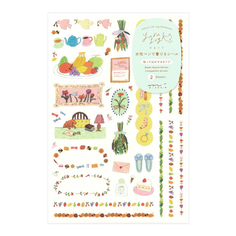 Stickers repositionnables MIDORI Yuru Log - Ma Vie - 4902805826754