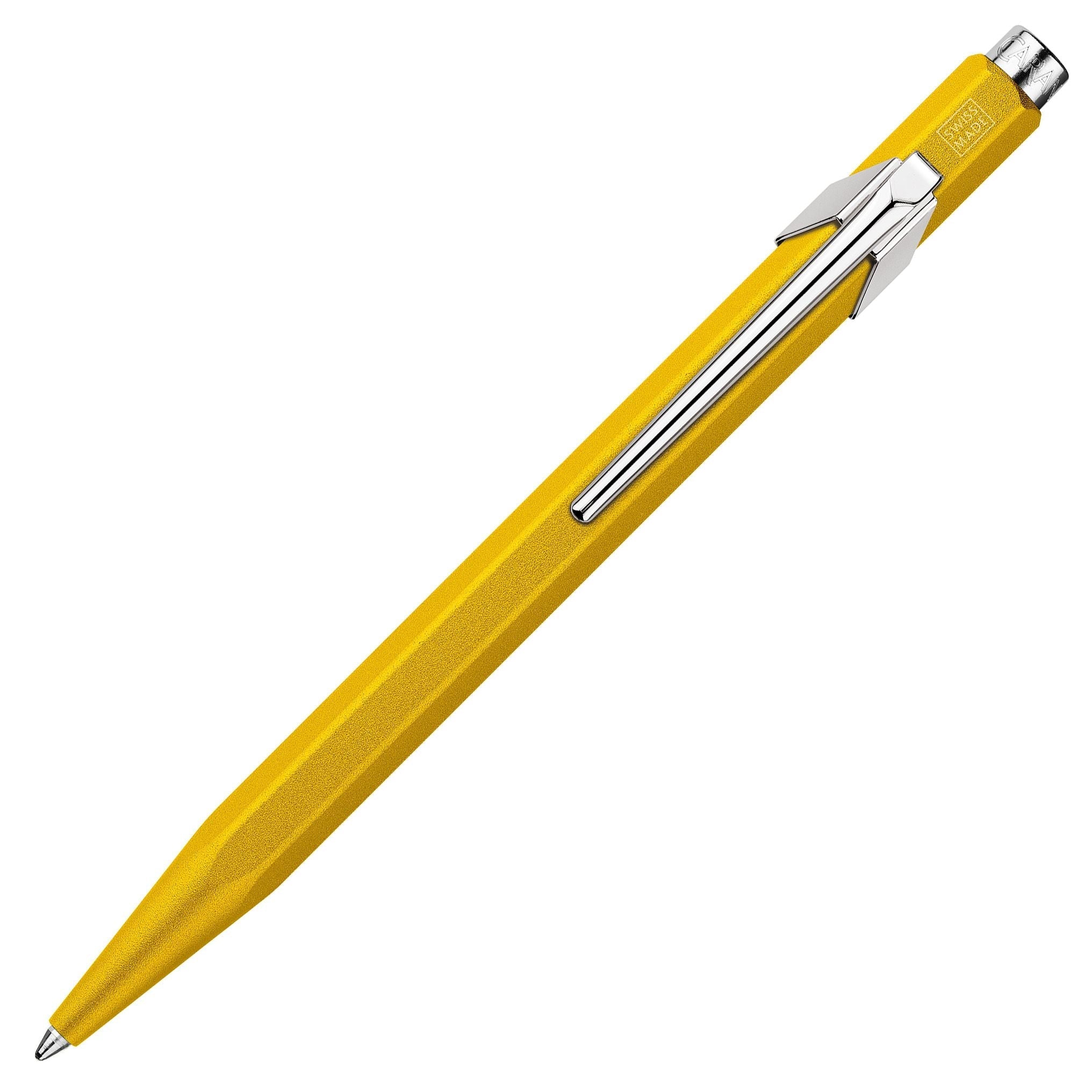 Stylo bille CARAN D'ACHE 849 Colormat - X - Jaune - 7630002352000