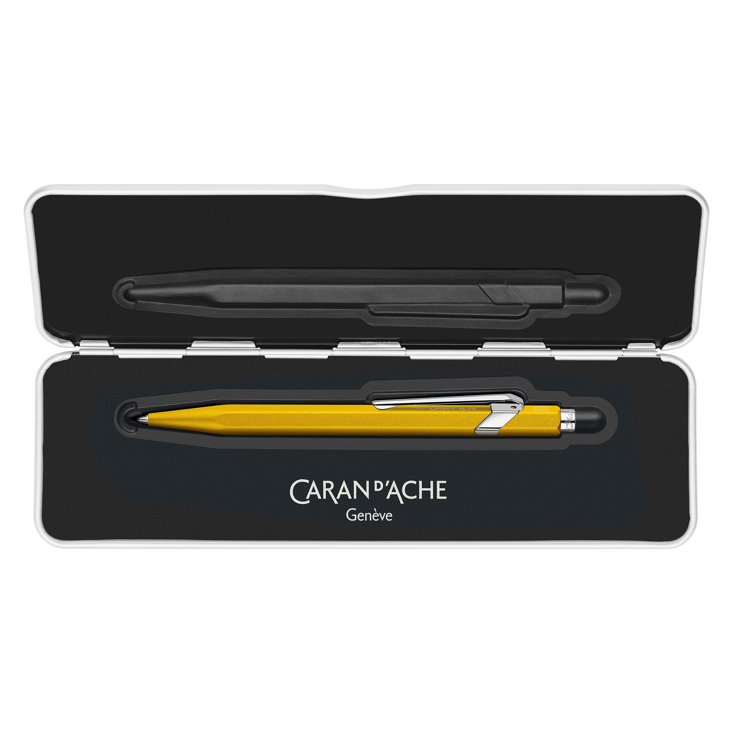 Stylo bille CARAN D'ACHE 849 Colormat - X - Jaune - 7630002352000
