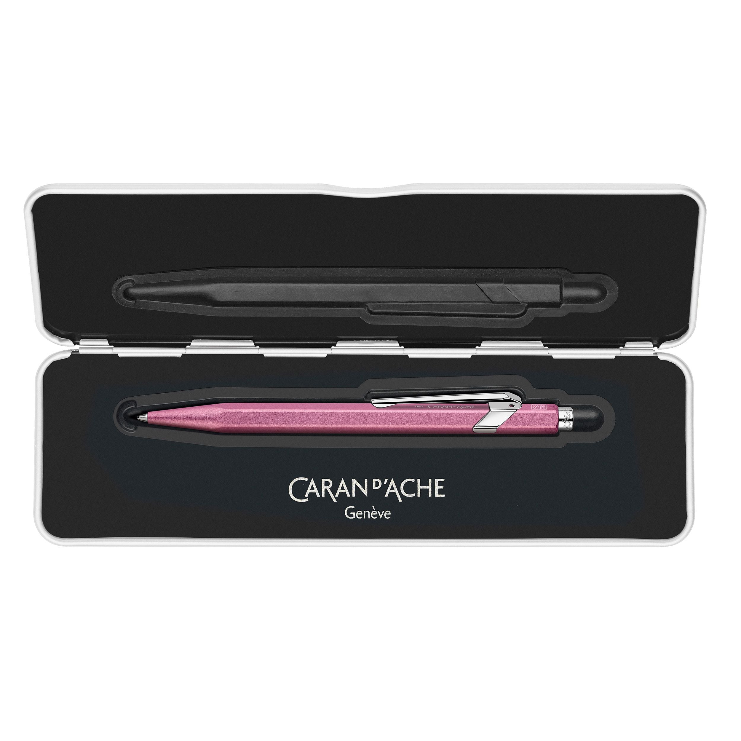 Stylo bille CARAN D'ACHE 849 Colormat - X - Rose - 7630002351768