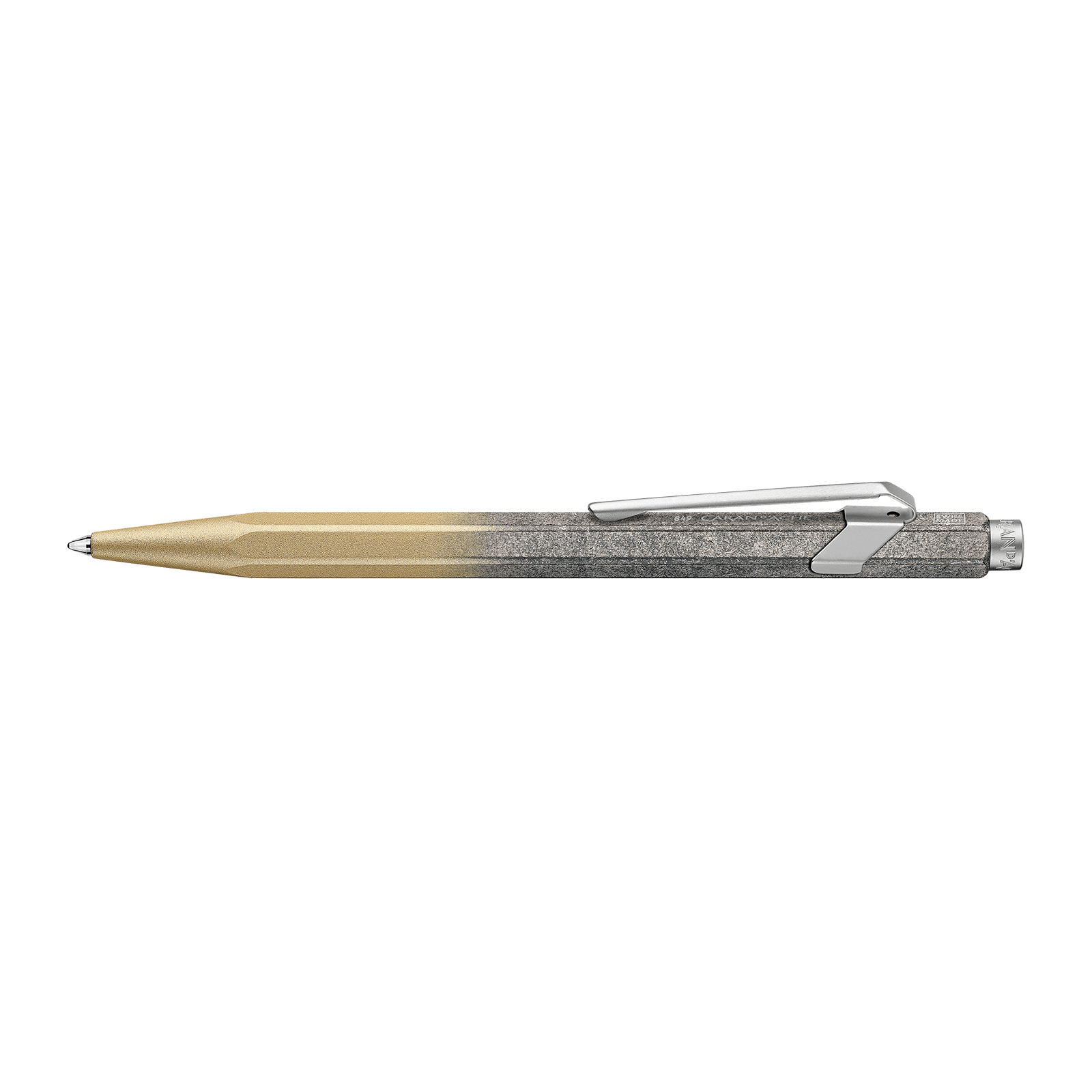 Stylo bille CARAN D'ACHE 849 Cosmic Blue Édition Spéciale - Doré - 7630002355780