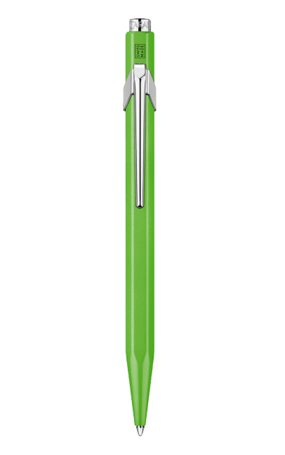 Stylo bille CARAN D'ACHE 849 Fluo Line - Vert Fluo - 7610186029196