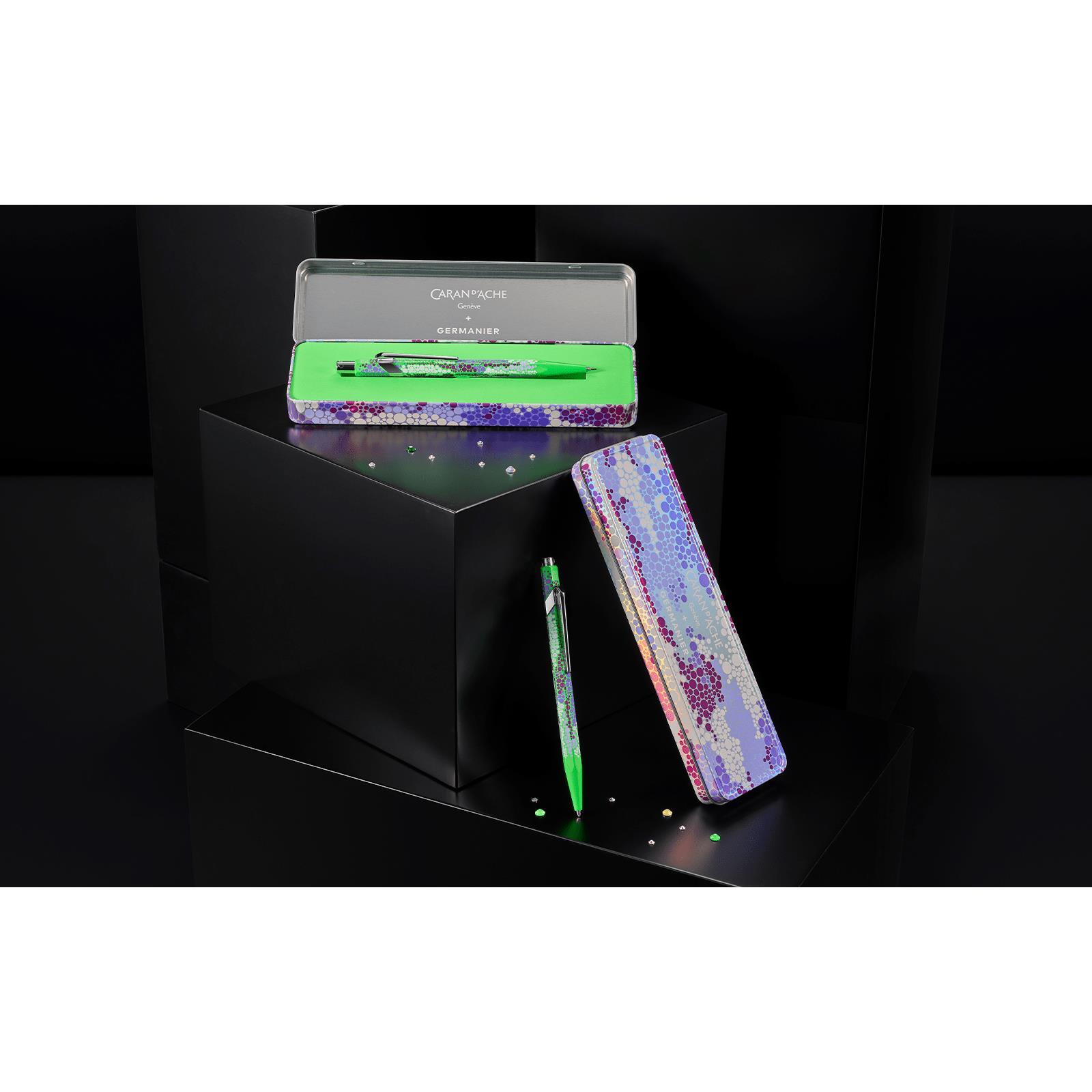 Stylo bille CARAN D'ACHE 849 Germanier Édition Spéciale - Vert -