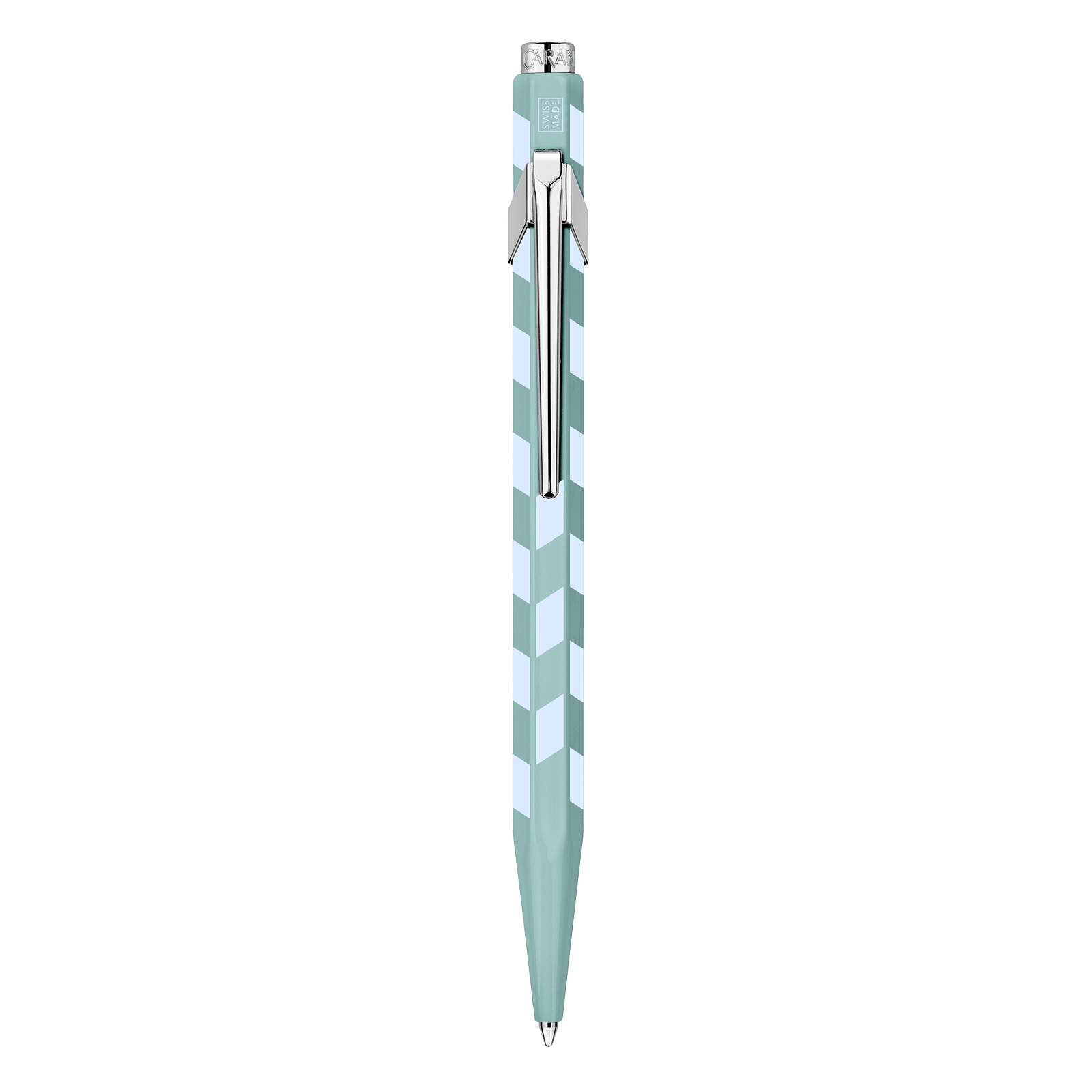 Stylo bille CARAN D'ACHE 849 Mosaic Édition Spéciale - Vert d’Eau - 7630002364461